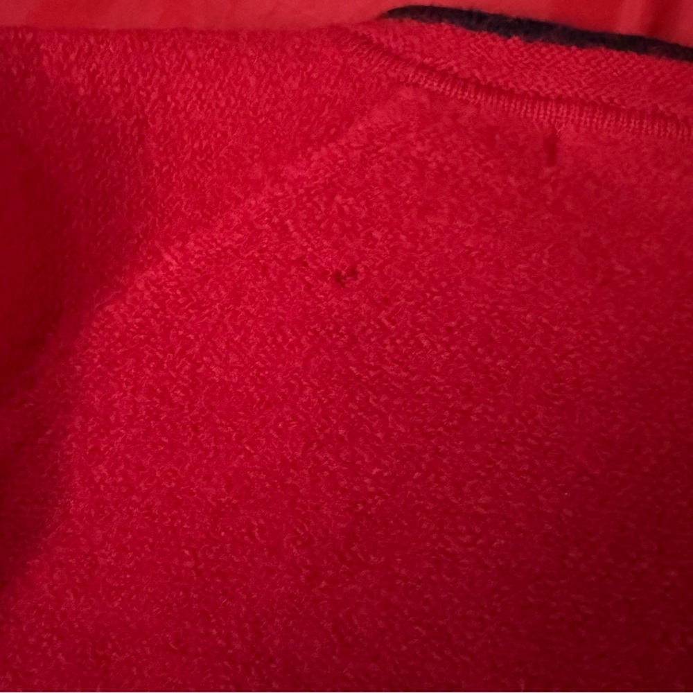 Karen Scott 100% Wool Full Zip Cardigan NWT Sweater Red Embroider Women 1X - Picture 11 of 13